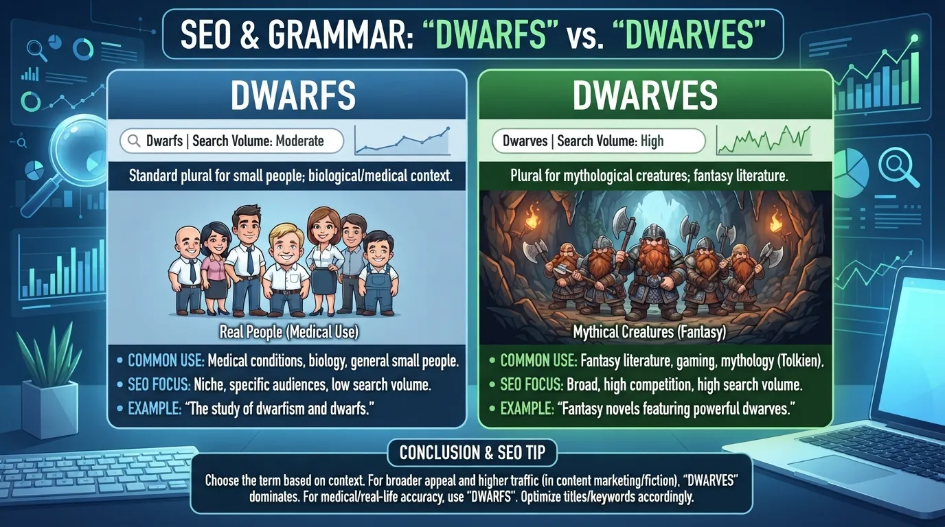 dwarfs or dwarves