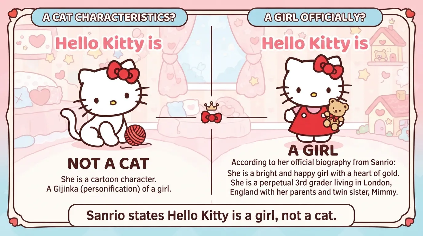 is hello kitty a cat or a girl